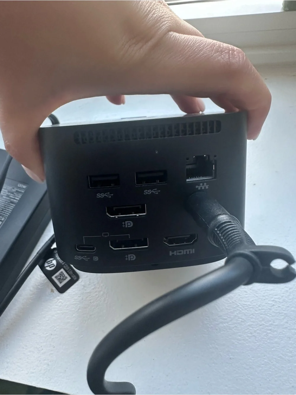 HP G4-120W Docking Station in Black